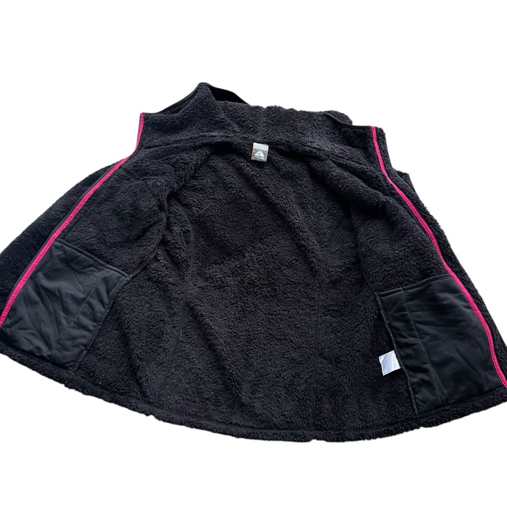 Nike ACG Women’s M Black High Pile Fleece Sherpa Full Zip Hooded Jacket ACGW1194 - Picture 11 of 16